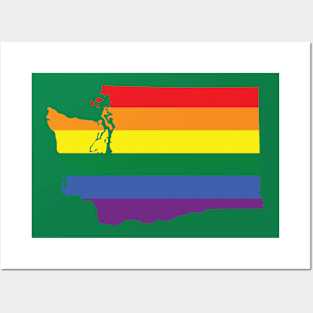 Washington state LGBT Pride Posters and Art